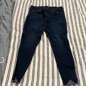 Kut from the Kloth Dark Blue Skinny Jeans Donna